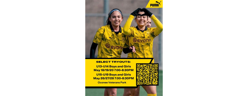 SELECT Fall 2026 TRYOUTS